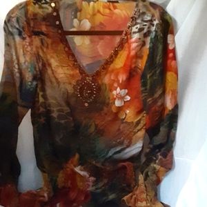 Vivid Colors. no Brand Blouse. measure next